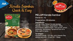Quick & Easy MELAM Kerala Sambar Recipe